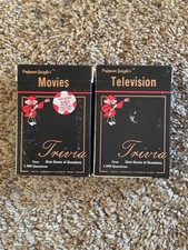Vtg Professor Quizzle's MOVIES  TELEVISION TRIVIA CARDS Sealed Decks NEW 1984