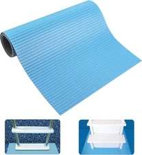 SWIMLINE HYDROTOOLS Protective Pool Ladder Mat for Above 45 x 50 in., Blue 