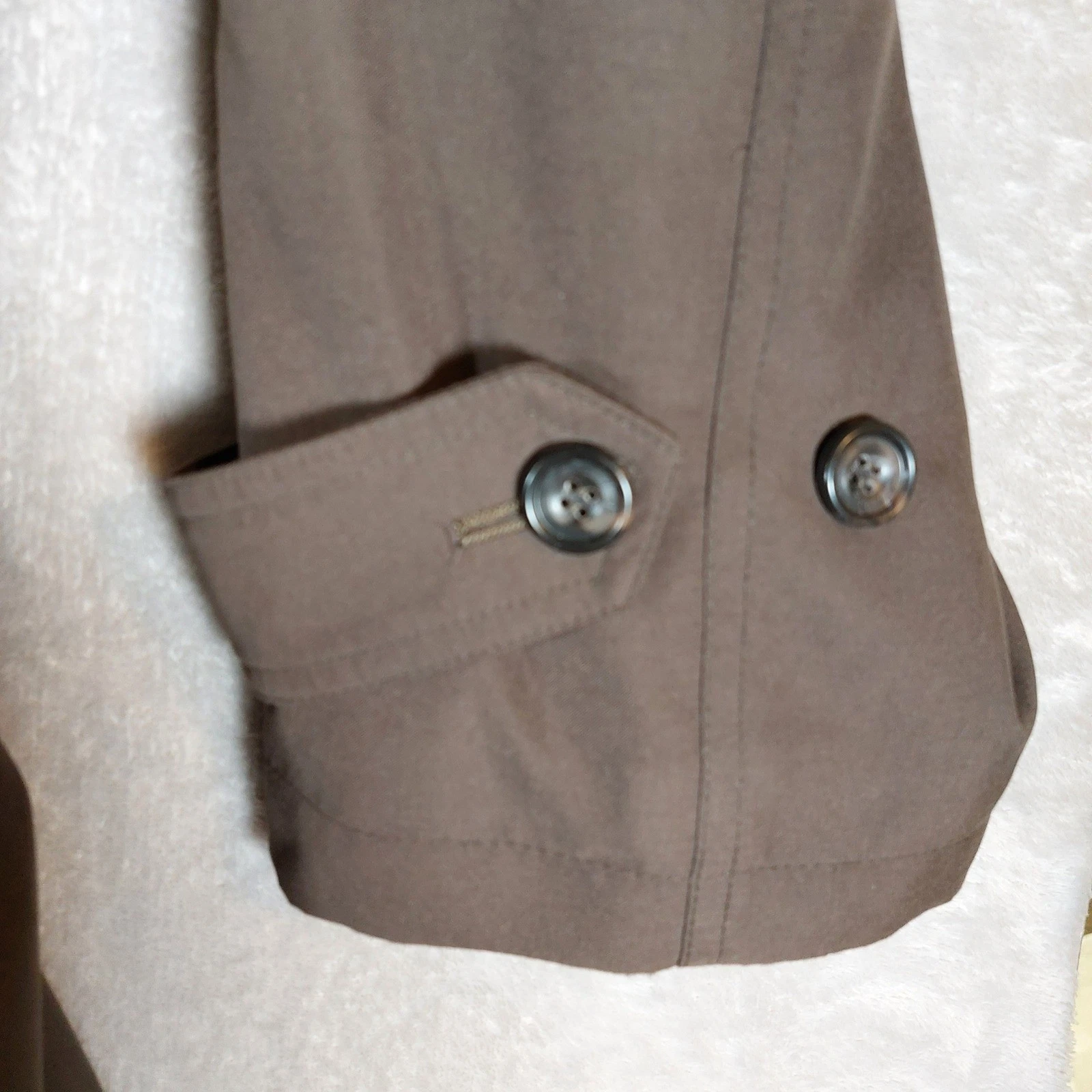Bill Blass Vintage 90s Trench Coat Men 48 Reg Belted Zip Out Liner Rain Overcoat image 8