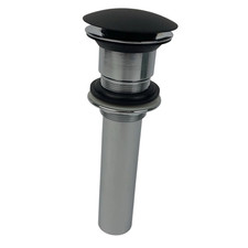 Designer Matt Black Lavatory Drain Assembly Less Overflow - Very high Quality