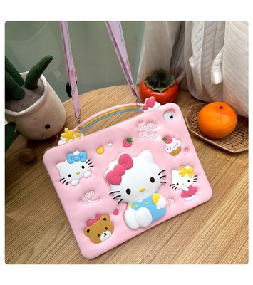 Kitty Kid Stand Case Cover For iPad 11th A16 10th 10.9''9 8 mini 7 6 5 Air Pro 11