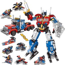 Transform Robot Car Building Blocks Toy