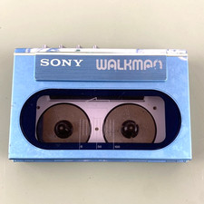 For Parts Repair Sony Walkman WM-20 Cassette Player Blue Vintage 1983 Junk Japan