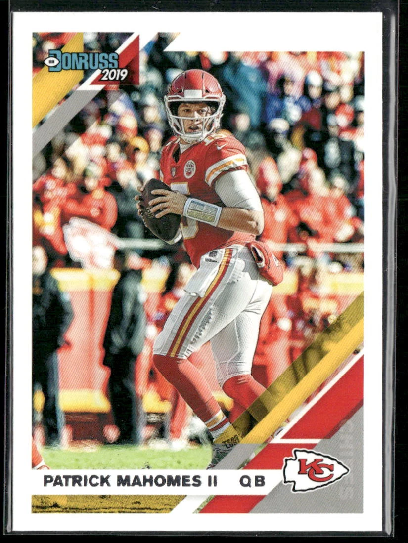 Patrick Mahomes trading card