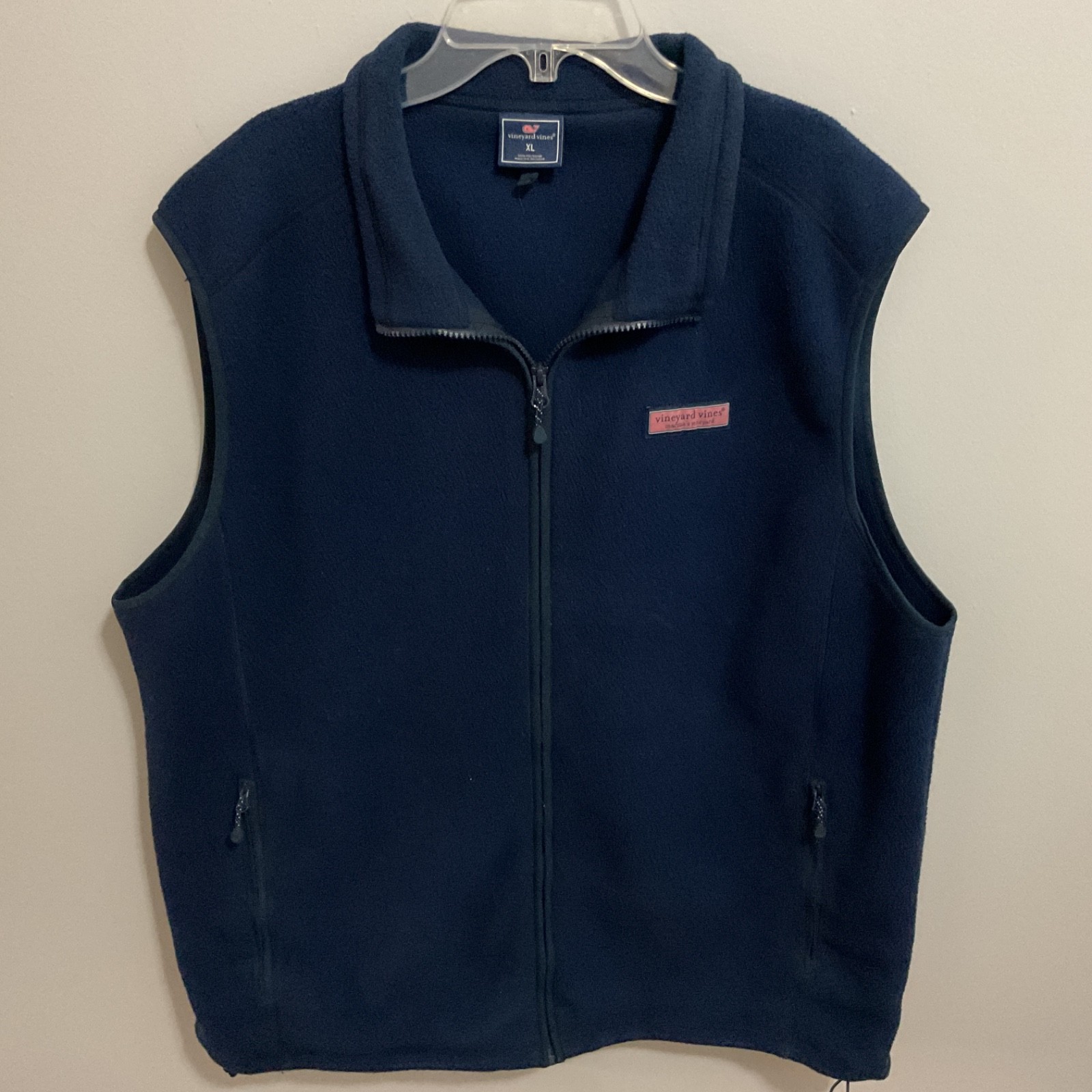 Mens Vineyard Vines Harbor Fleece Vest, Size XL, Preppy,Iconic Logo,Outdoors