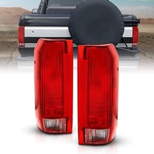 AmeriLite Red Replacement Tail Light Assembly Set for Ford Bronco / F150 F250 F3