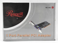 Rosewill RC-302 1 Port Parallel PCI Adapter Card - Factory Sealed