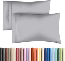 Queen Pillow Cases Set of 2 - Ultra Soft Hotel Quality Pillowcase Covers - Comfy