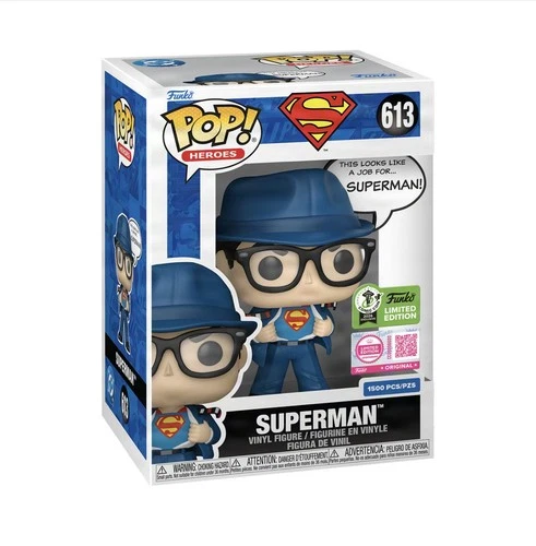 Funko Pop Superman ECCC 2026 Con Sticker Exclusive LE 1500 Presale + Protector