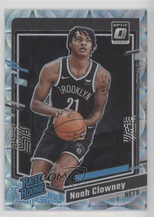 2023 Donruss Optic Rated Rookie Premium Box Set Prizm 99/249 Noah Clowney #205