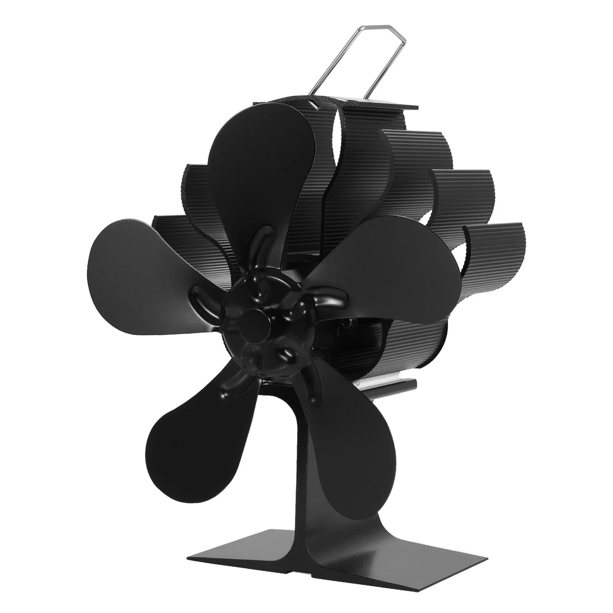 5- Heat Powered Wood Fan Fireplace Fan Furnace Air Blower for L2D5 | eBay