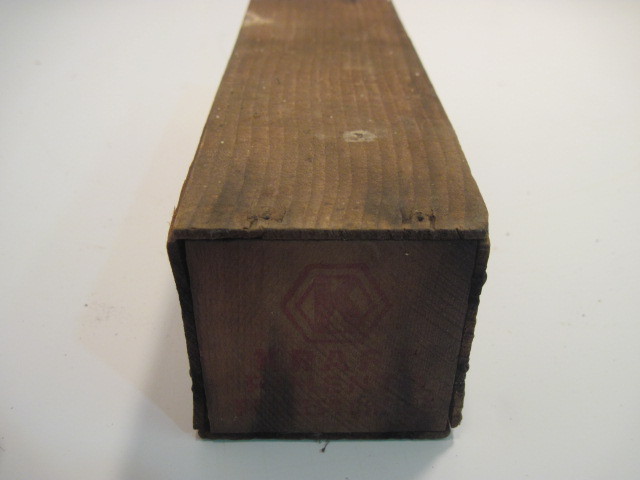 1-C OLD VINTAGE WOOD-WOODEN KRAFT PIMENTO CHEESE DAIRY BOX CRATE W-LID