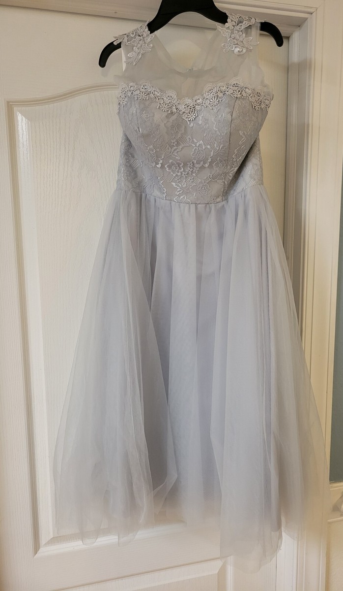 used womens formal dresses Metisu Dress Gray/Silver Size Small Black dress