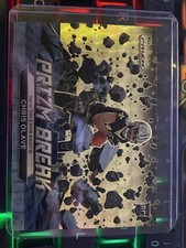 Chris Olave Rookie 2022 Prizm Gold Vinyl Prizm Break /5 No.PB-10