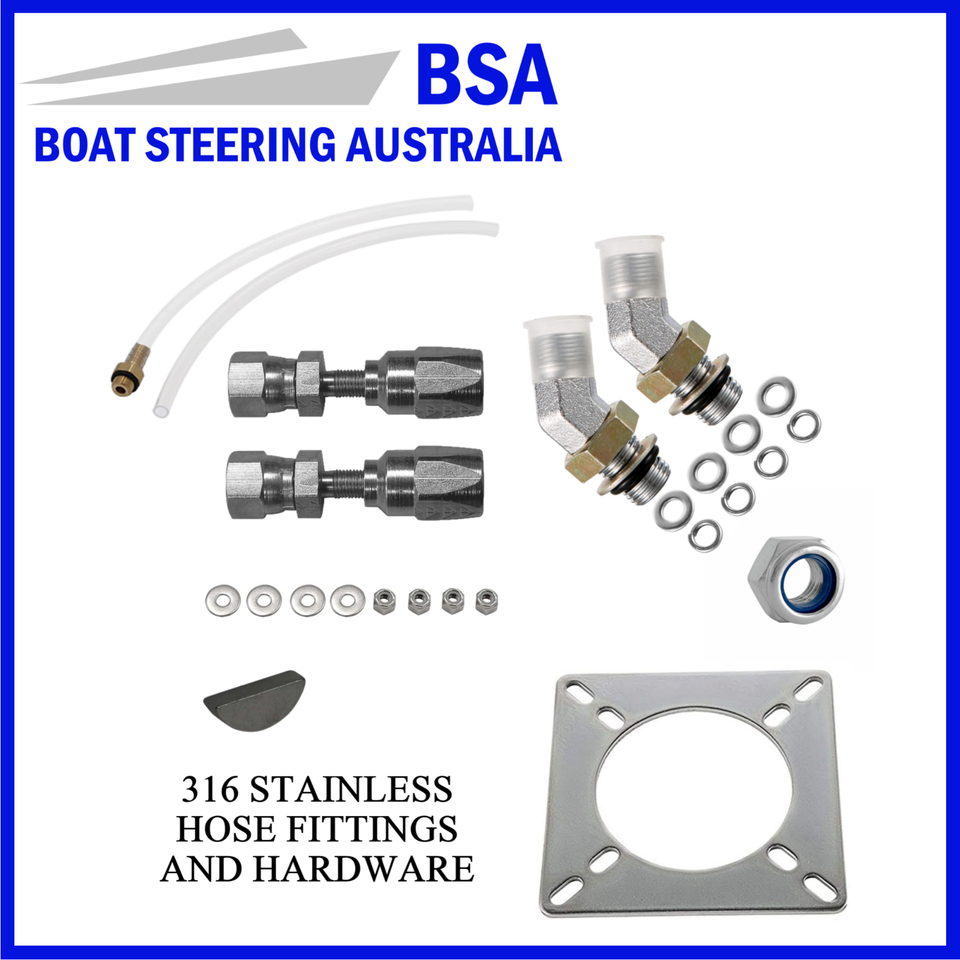 Boat Hydraulic Steering System Kit Marine Outboard Steering for Yamaha