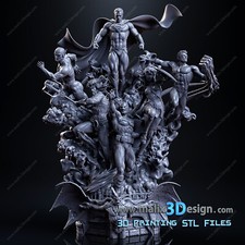 JUSTICE LEAGUE | DIORAMA | SANIX | 1/6-1/24 |...