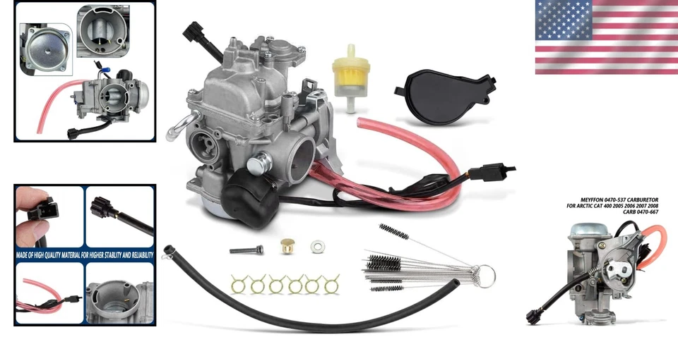Carburador de repuesto OEM para Arctic Cat 400 ATV (2005-2007) - ¡Envío rápido! Foto 2 de 4