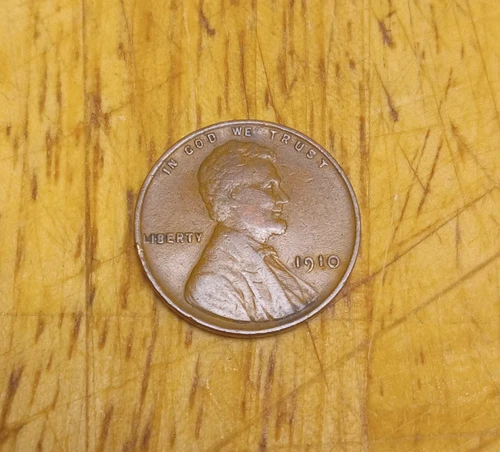 Lincoln Wheat Cent  1910. P VF #1