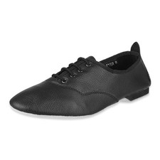 Bleyer 7620 Jazztanzschuhe Jazzschuhe Leder mit Absatz - Farbe schwarz