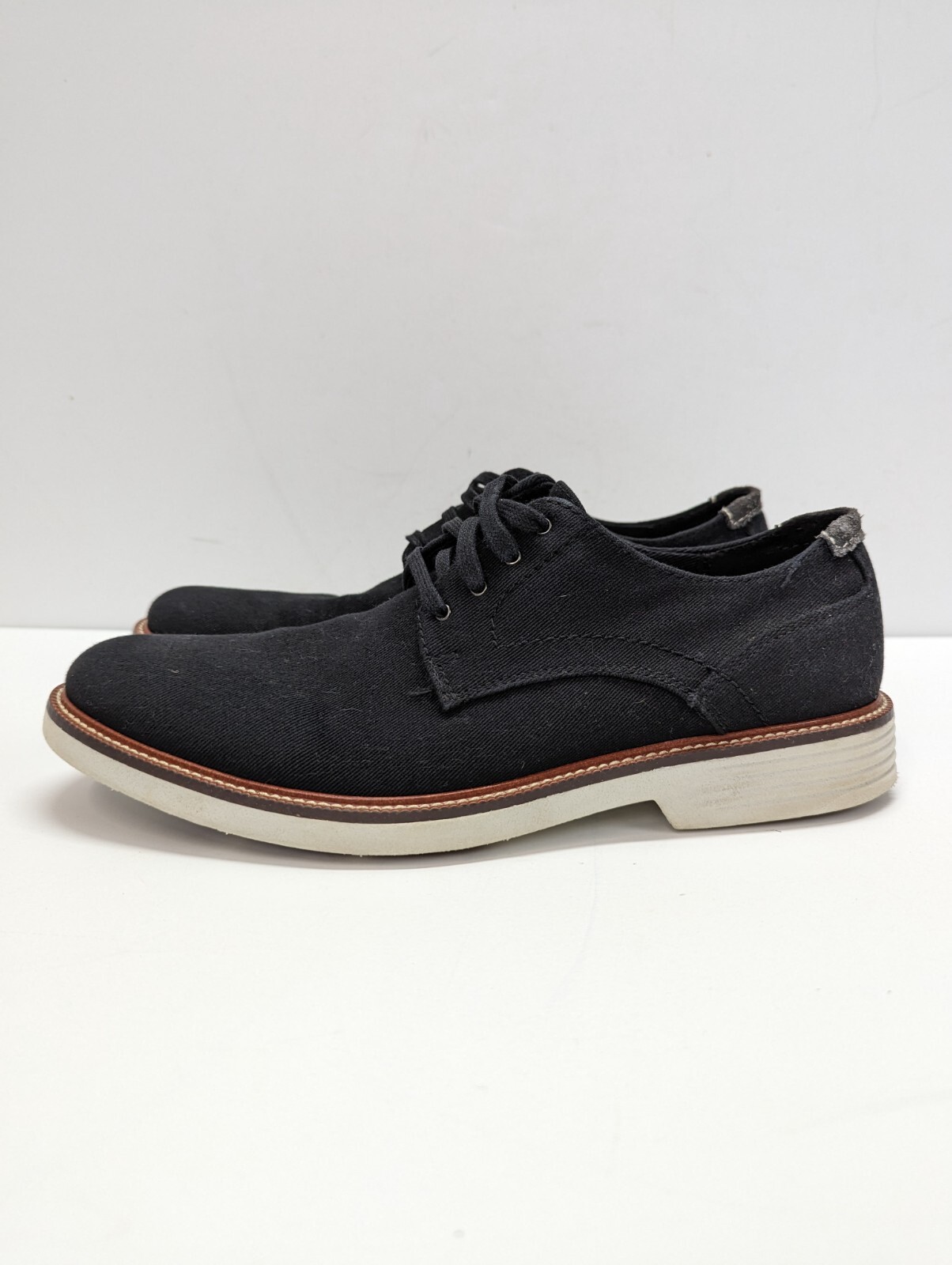 SAOLA Scarpe eleganti Dockers Parkway 360 nere da uomo in tessuto taglia 9M