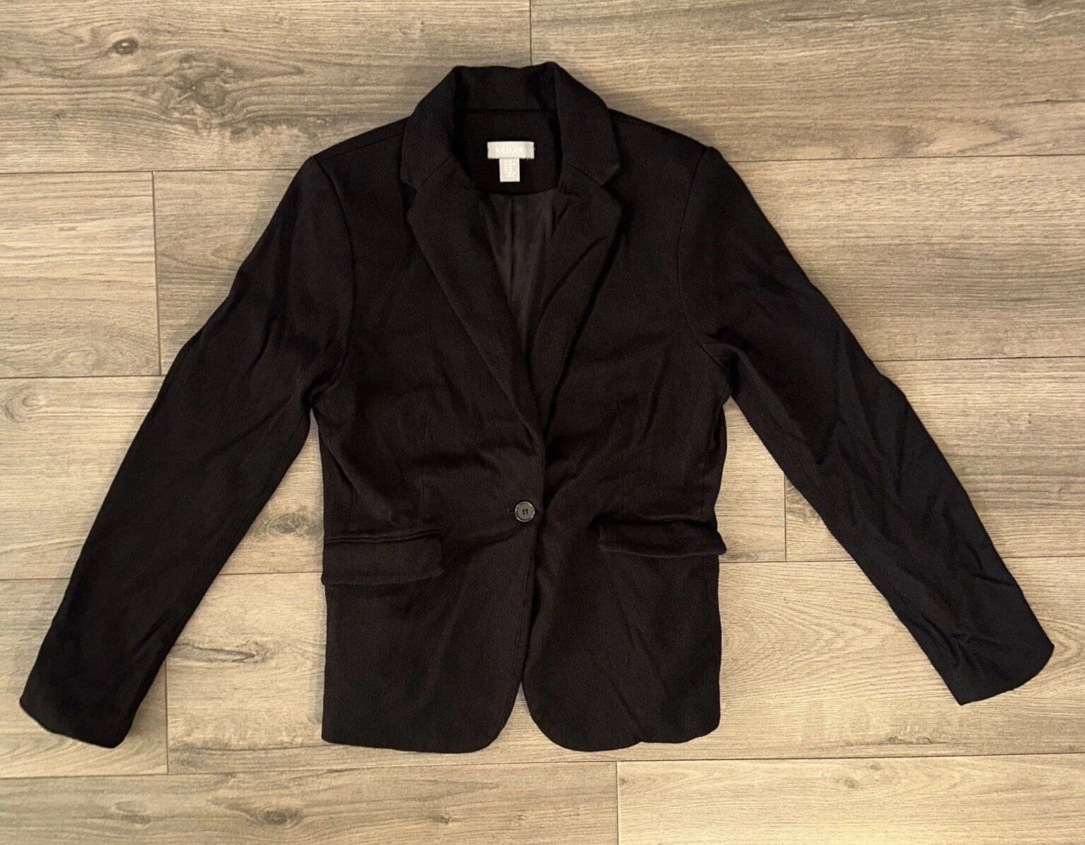 Kenar Button Close Collared Formal Long Sleeve Bl… - image 2