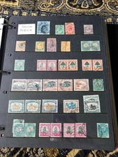 Union of South Africa Stamp Collection - Mixed Conditions - 5 Pages - A43