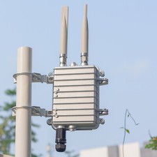 1200Mbps Dual Band Outdoor wifi Mesh AP range extender Metal shell Poe 2*Antenna