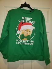 Merry Christmas Ugly Sweatshirt Medium