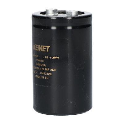 Kemet ALS30A-472-MF-250 Alu Lytic Cap Screw Terminal 4700Ufvv New NMP