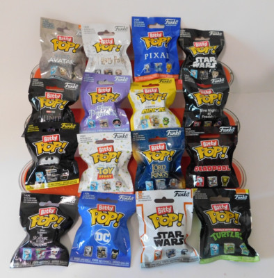 Funko Bitty POP! Single Blind Bag-You pick- NBC-TMNT-StarWars-Marvel-DC-FNAF