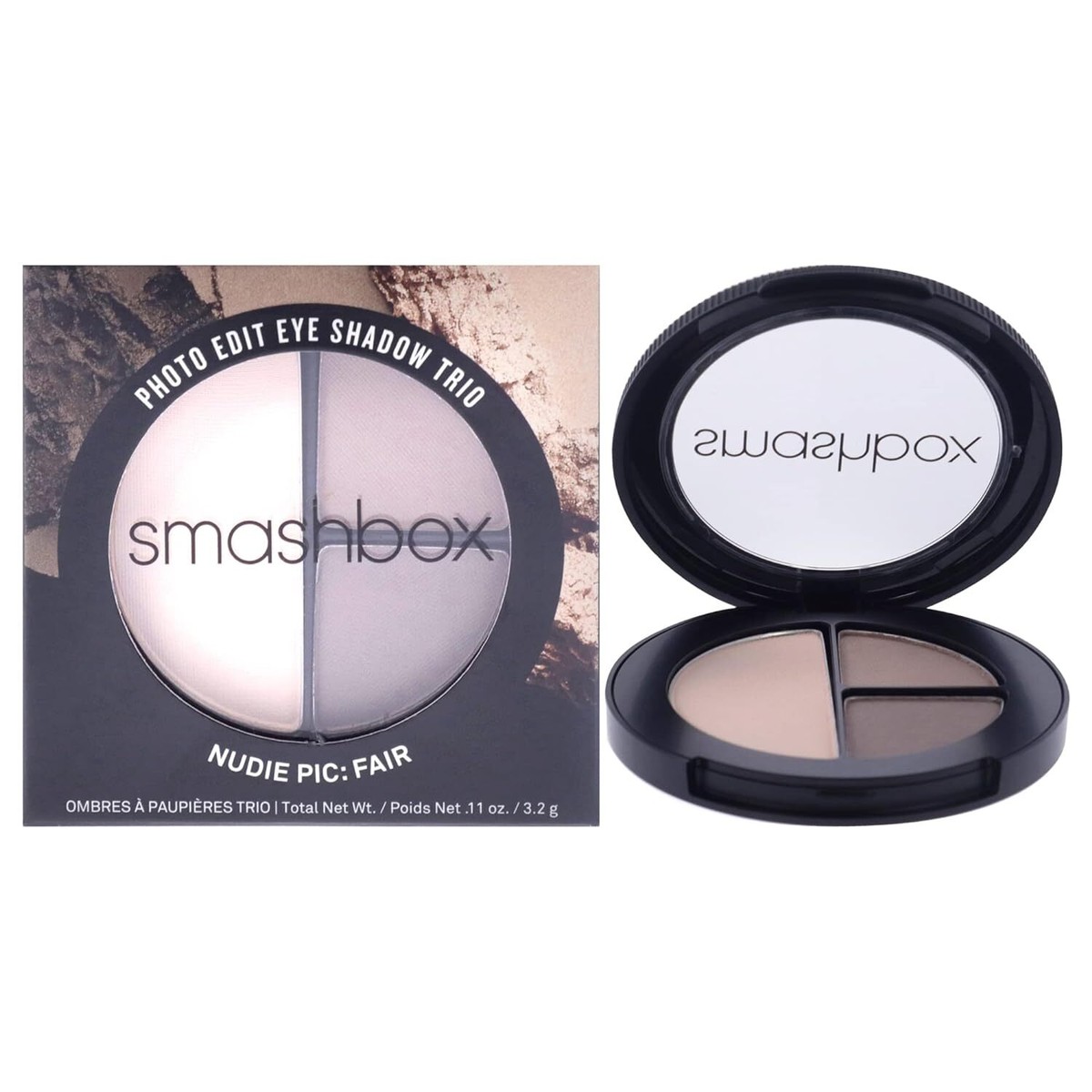 Smashbox Photo Edit Eyeshadow Trio - Nude Pic Fair, 0.11 Ounce | eBay