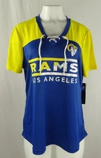 Los Angeles Rams NFL G-III Women's Lace-Up T-Shirt