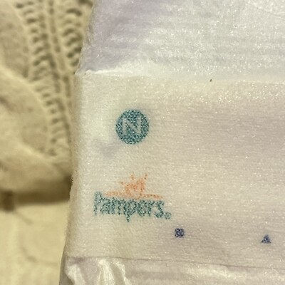Vintage 90s Pampers Baby Dry Sesame Street Henson Diaper Newborn