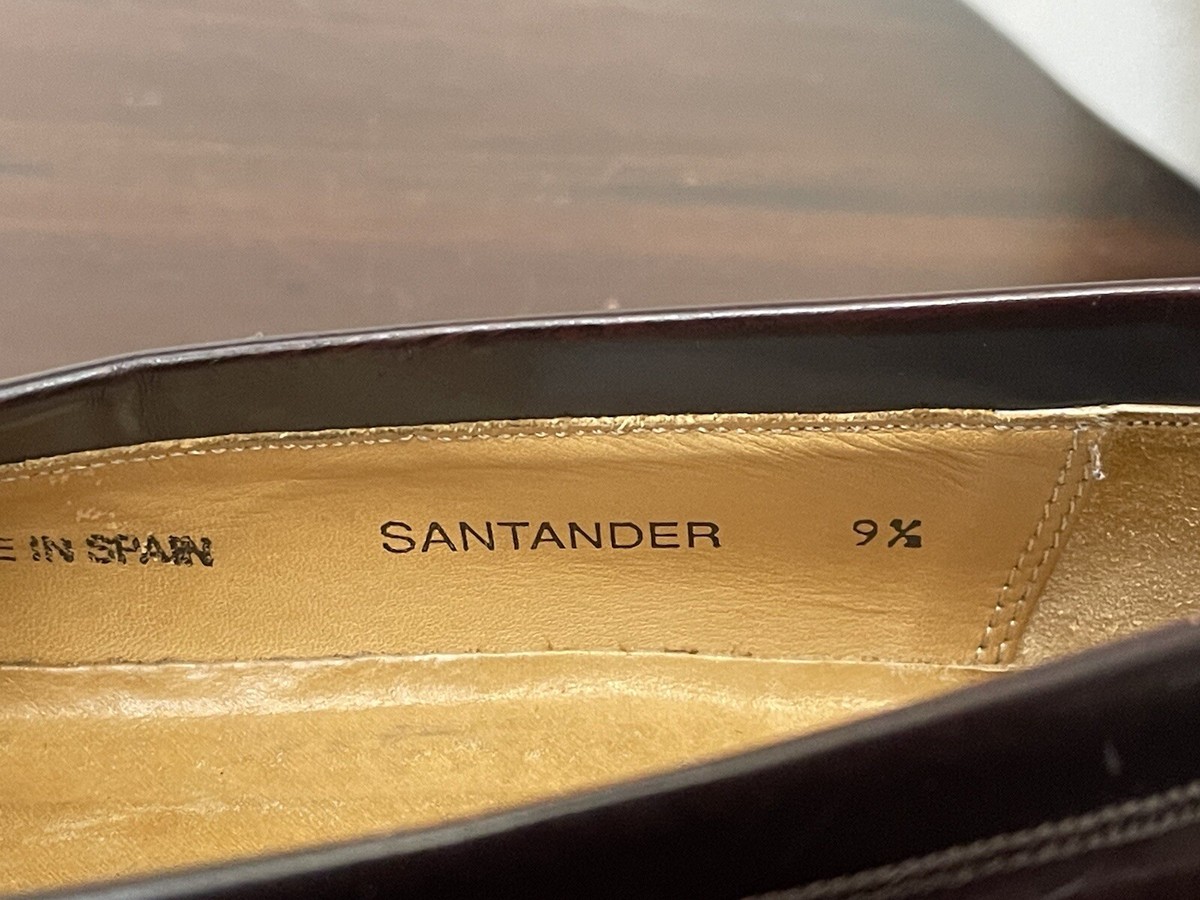 Mezlan Santander Mens Burgundy Leather Kiltie Tassel Loafer Size 9.5 Tassel Loafers 9 Medium Nunn Bush Oxblood Kiltie Men main image 2