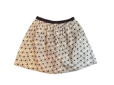 VTG Armani Junior Blue White Color Floral Embroidered Skirt Size 16A New Tags