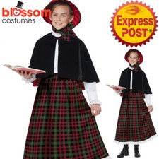 CK1336 Holiday Carole Christmas Xmas Fancy Dress Girls Nativity Costume Outfit