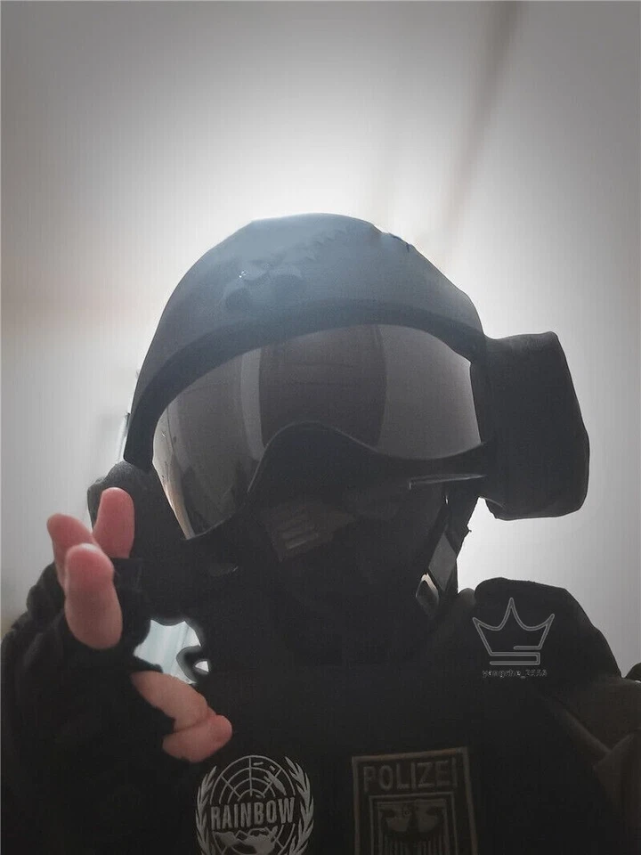 Tom Clancy's Rainbow Six Jager Casco Tocado Máscara Sombreros Juegos con disfraces Accesorios ABS/PVC Foto 4 de 4