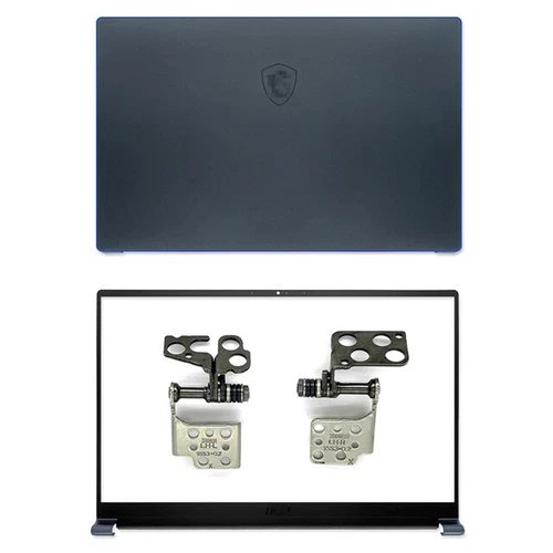 for MSI Prestige 15 MS-16S3 MS16S6 15.6in Laptop LCD Back Cover+Bezel+Hinges