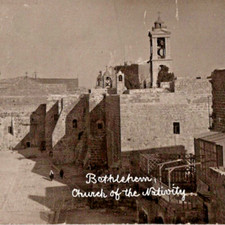 1900s RPPC Church of the Nativity Basilica Bethlehem West Bank Palestine