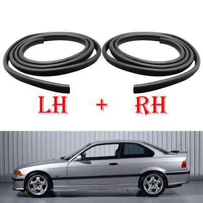 #ad #ad New LHRH Door Seal Rubber for BMW E36 Coupe 2 Door 2dr 51712138957 51712138958 $55.04