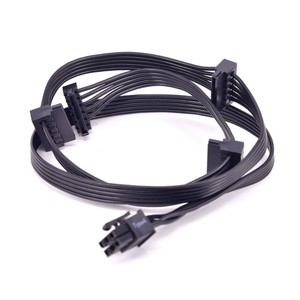 Gpu 6pin To 4 Sata Power Supply Cable For Corsair Rm1000x Rm650x Rm550x Modular Ebay