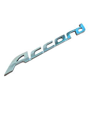 Honda Accord Emblem Decal 75722-T2AA trunk rear chrome script OEM Genuine Stock
