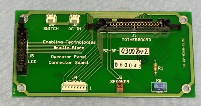 ETC Braille Place Operator Panel Connector PCB Board 52-BP-0300 18-BP-0300