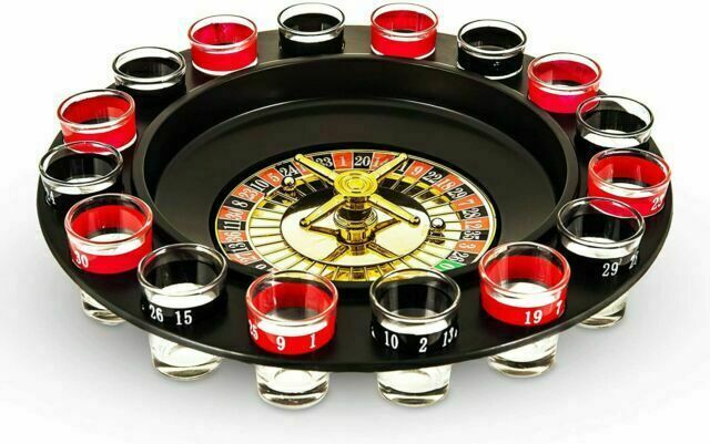 Shot Roulette Adult Drinking Casino Wheel Summer Work Party Game