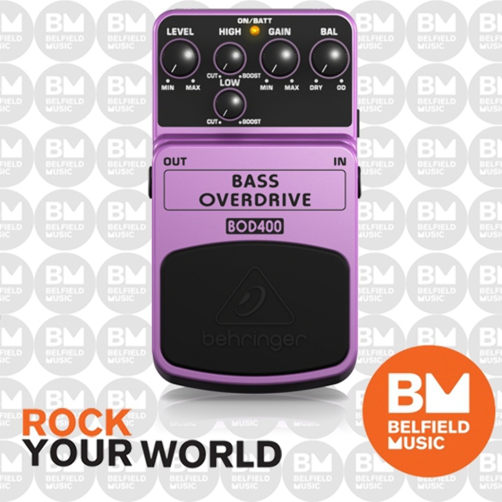 Behringer BOD-400 Bass Overdrive BOD400 Authentic Tube-Sound