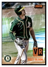 2021 Stadium Club Virtual Reality Orange #VR10 Matt Olson INSERT ATHLETICS /50 