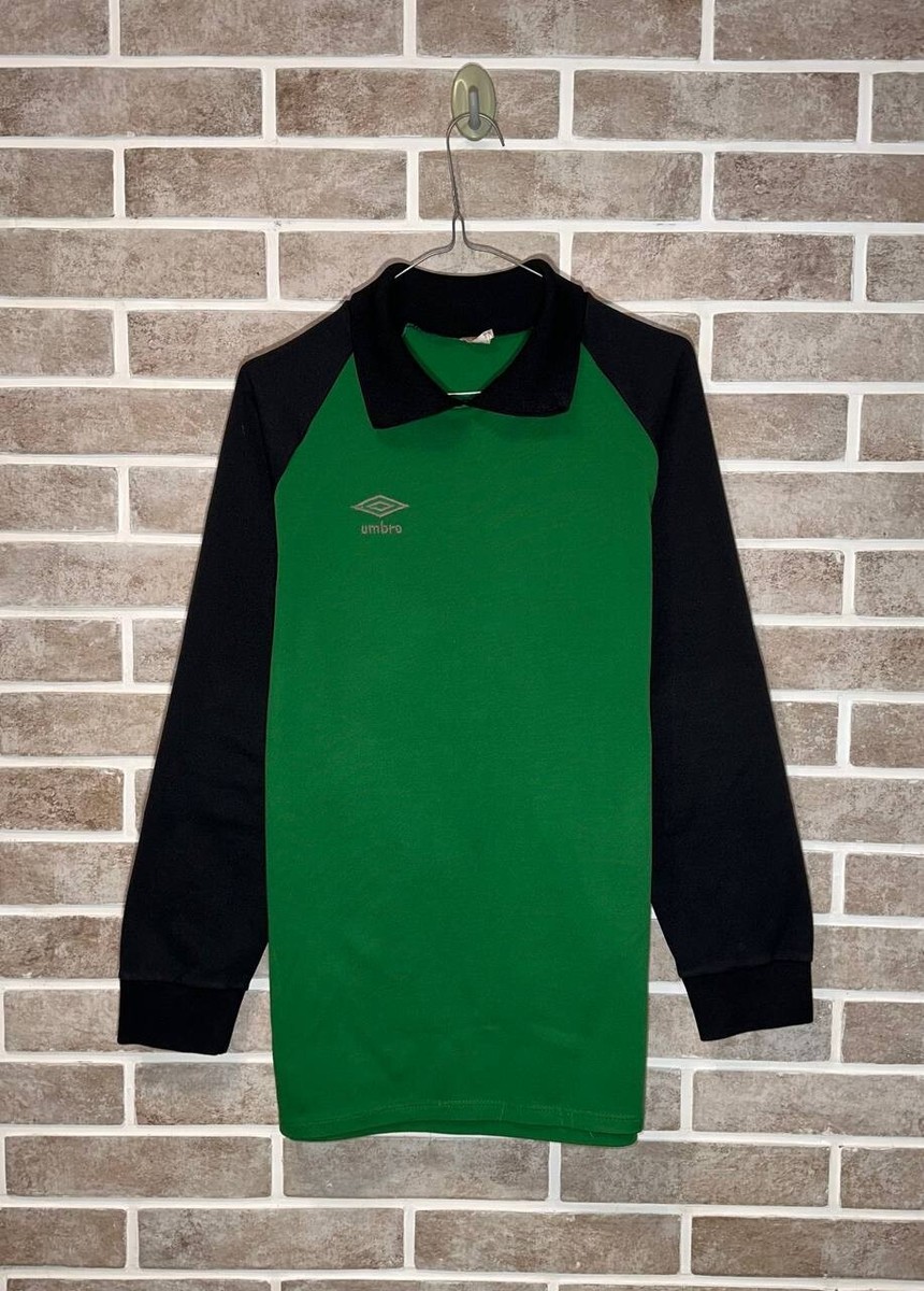 Vintage Green Goalkeeper Soccer Jersey Football Shirt Umbro 80s