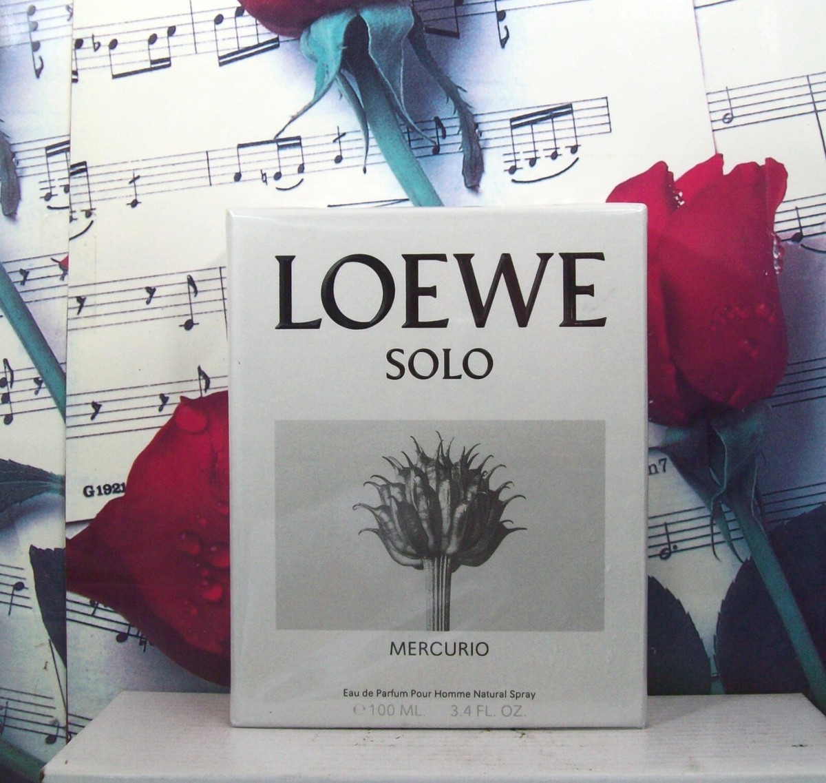 Loewe Solo Mercurio 3.4 Oz 100 Ml Spray Man Eau De Parfum for sale