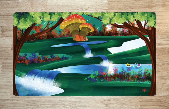 TCG Playmat | With or Without Stitched Edges | Edge to Edge Printing | 24"x14" TCG Playmat | With or Without Stitched Edges | Edge to Edge Printing | 24"x14"