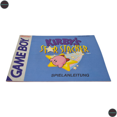 Kirby´s Star Stacker Anleitung Spielanleitung / Manual Nintendo Game Boy